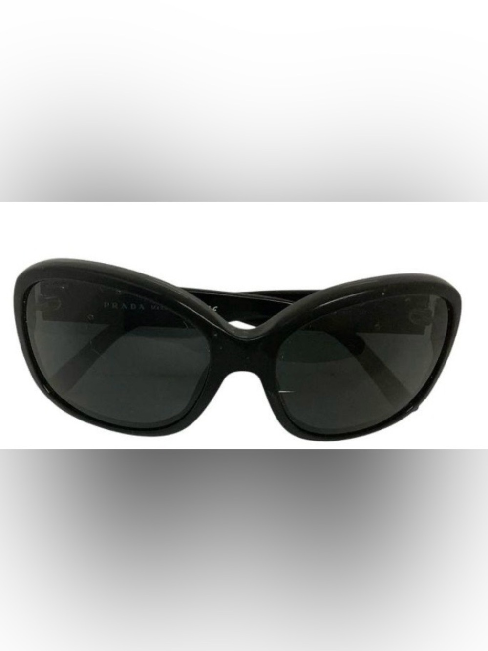 Prada Black Cat-Eye Women's Sunglasses w Certificate of Authenticity